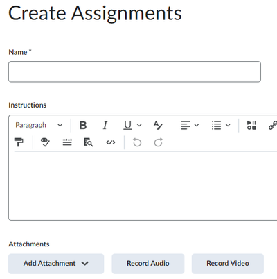 Add gorup assignment name and instructions