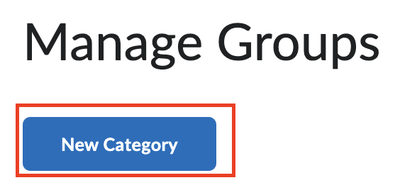 create a new category for groups