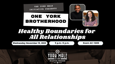 One York Brotherhood - Healthy Boundaries for All Relationships